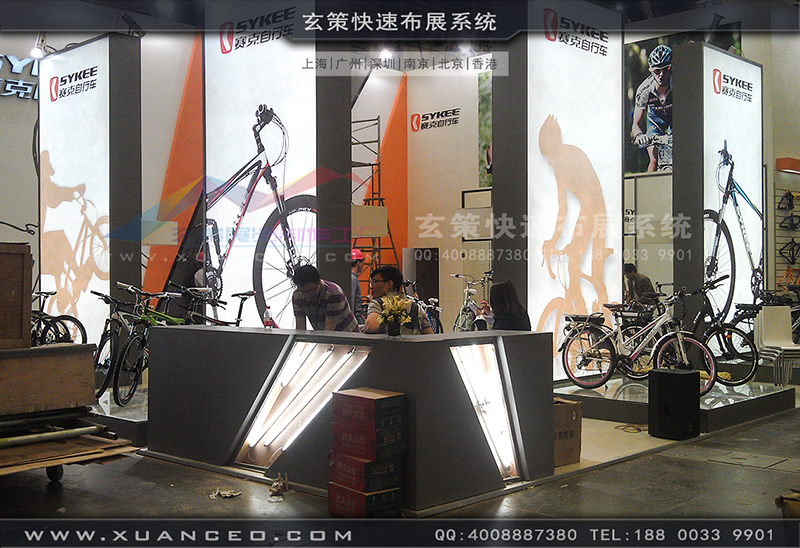 賽克展台搭展-自行車展展台搭展-上海91免费视频APP展覽工廠02