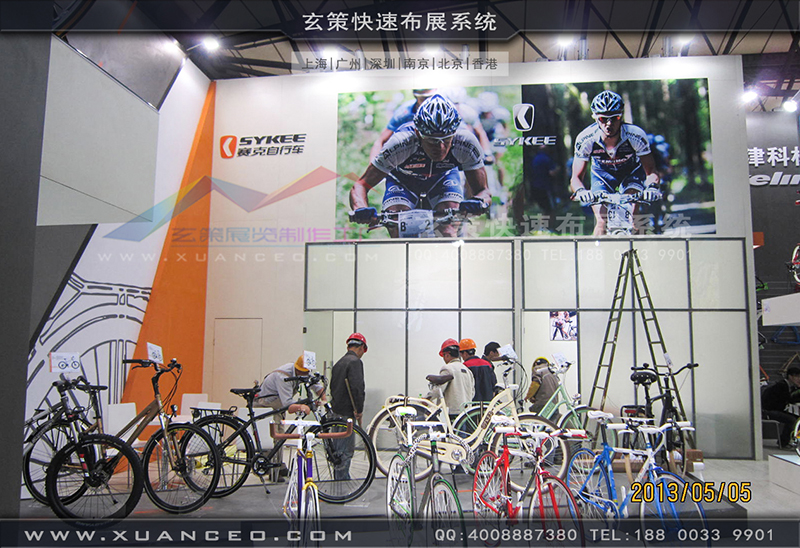 賽克展台搭展-自行車展展台搭展-上海91免费视频APP展覽工廠03