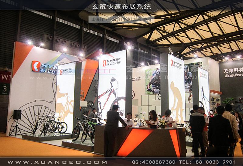 賽克展台搭展-自行車展展台搭展-上海91免费视频APP展覽工廠07
